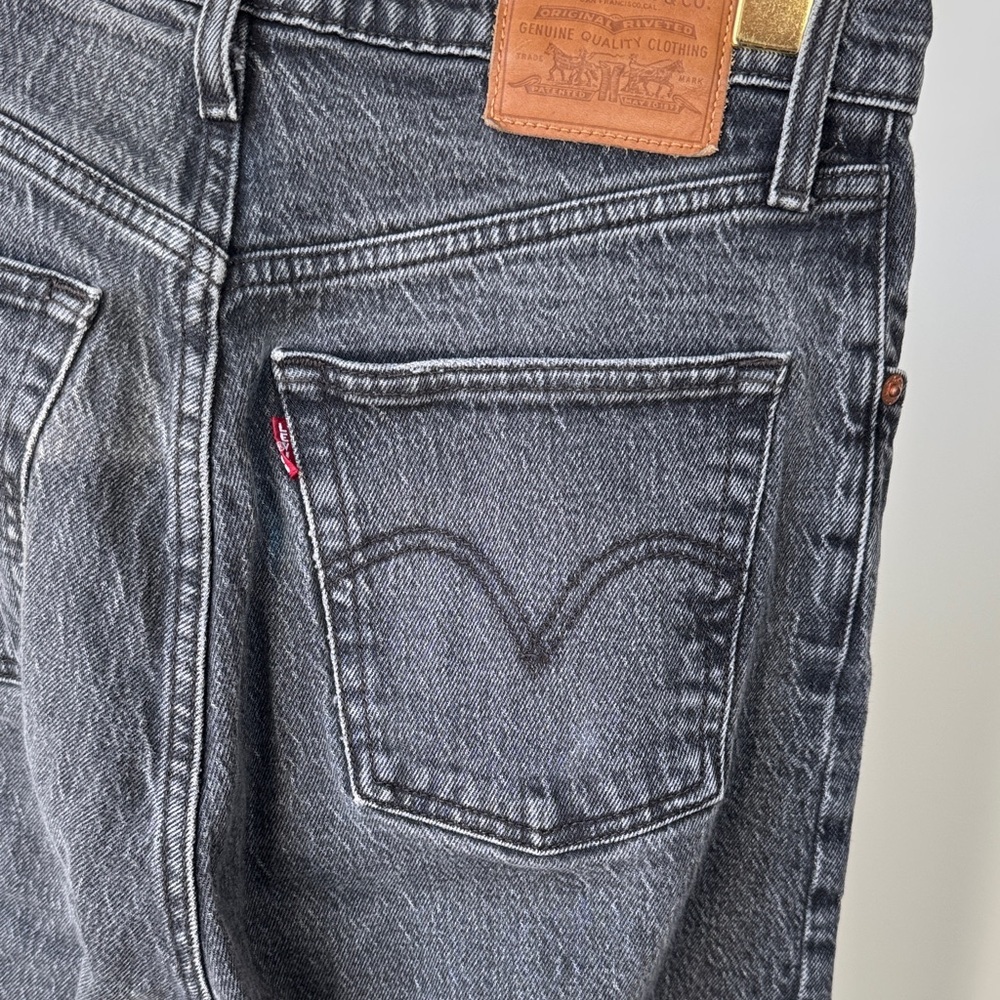 LEVI’S Ribcage Straight Ankle | Grey | Women’s 27 - Picture 9 of 10